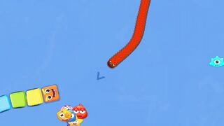 WORMZONE.IO GAMEPLAY TRICKS TO TRAP A BIG WORM