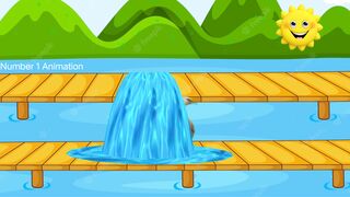 Animal crossing fountain colouring video #animalcrossingfountain