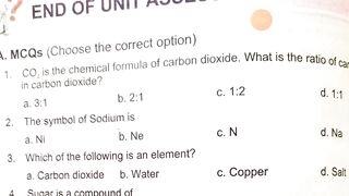 Important Science MCQS