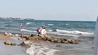 Side Beach walking in Antalya Turkey