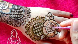 Bridal Floral Mehndi Design For Girls
