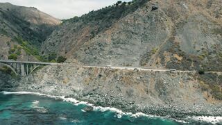 Mountain drone footage