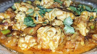 Bheja fry|brain masala|maghaz fry recipe