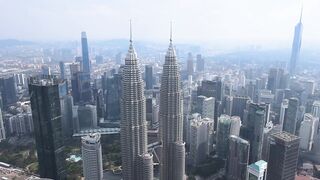 Malaysia KL from drone