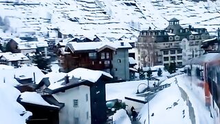 Winter snowfall video