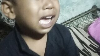 Funny baby crying