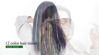 How to use Hair Tinsel