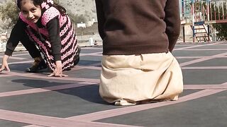Kids fun in a park