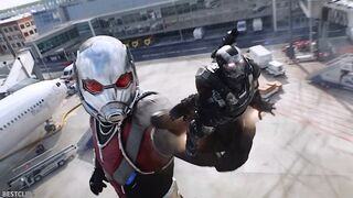 Ant-Man Becomes Giant-Man Scene - Spider-Man Vs Giant-Man - Captain America Civil War Movie CLIP 4K