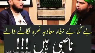 Be gunah moavia nara nasbi hain || Engineer Muhammad Ali Mirza