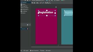 Registration form in android studio | java programming | mobile applications