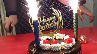 birthday celebration ,cake cutting