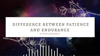 Difference between patience and endurance