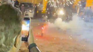 Fireworks on  a Marriage Night