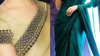Pakistan Vs India actress in sari ????