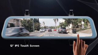 Kingslim Mirror Dash Cam_D4 4K Dash Cam with WiFi_ link in Description