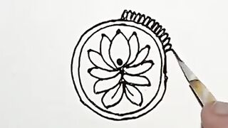 Mehandi flower design