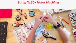 ButterflyEduFields 20+ Motor Machines Science Experiment Kits Toys for Boys Girls Age 5+ | Tinker Lab Electronic Building Construction