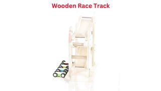 Toddler Toys Race Track, Wooden Race Track Car Ramp Racer With 4 Mini Cars, Educational Creative Toddler Toys For 1-2 Year Old Boy And Girl Gifts