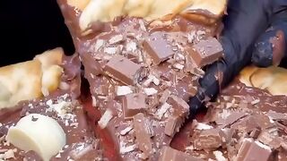 Chocolate pizza yammy