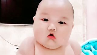 Funny cute kid