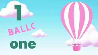 1 to 10 counting, Nursery Rhymes, Balloons, 123 song for children , learn numbers