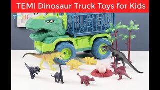 TEMI Dinosaur Truck Toys for Kids