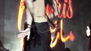 Belly dance in black hot dress | hot dance | subscribe