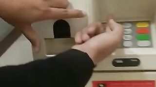 ATM ???? Users Attention please ????. ATM scammer hide little camera ???? on keyboard/keypad.