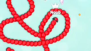 Snack.Io I complete 1400 score in 4 minute☺#snackcares4u #snake#shorts.