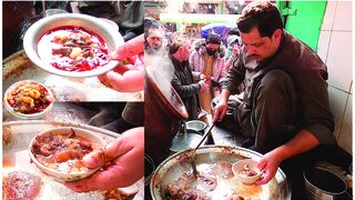 Peshawar Famous Khan Zameer Paye Frosh | Siri Paya | Morning Breakfast | Pakistan Street Food