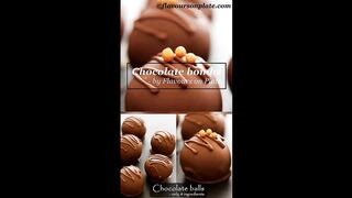 How to make chocolate biscuits balls at home easy making recipe Vedio