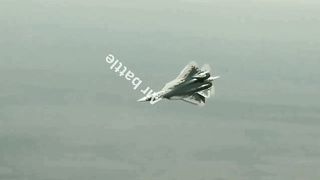 F22 Raptor. Flight.