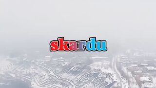 very lovely spell of snowfall in skardu Vlogs 2023