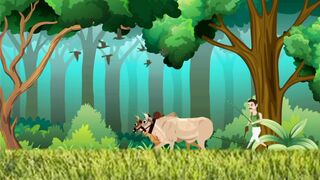 Chalak kisan inteligent farmer funny cartoon kids cartoons