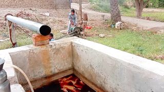 After five years, he went to the tubewell to see the color of the water