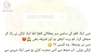 boy andy girl funny story | smile with fiza | mazahiya kahani | short jokes