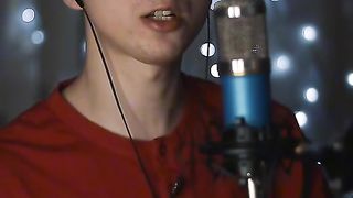 the boy sings very well