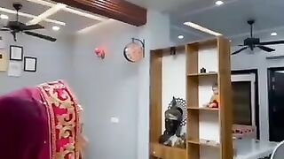 In a new housing lady came in our home