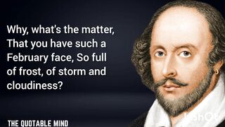 William Shakespeare famous quotes