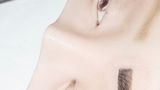 Copper green eye makeup
