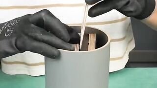 Wall lighting from PVC pipe DIY