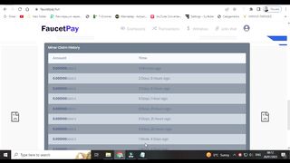 faucet claims are paid in Faucetoshis || Free BTC Earning site