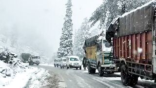Awesome powerful snow plow train removal