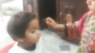 Hahahaha baby girls beauty palor