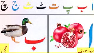 Learn Urdu alphabets | اردو حروف  تہجی