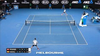 Roger Federer and Rafael Nadal Playing Tennis Without The Ball 