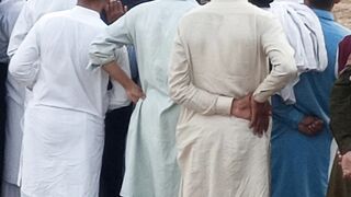 Kabbadi match in Pakistan village