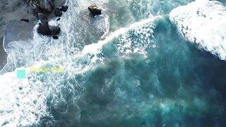 DRONE VIEW WAVES BY XAIF KHAN