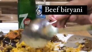 Beef Biryani …